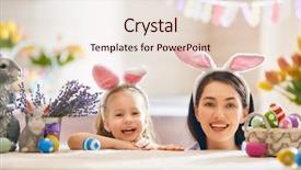  Presentation with happy holiday - PPT layouts having preparation - happy holiday a mother background and a lemonade colored foreground