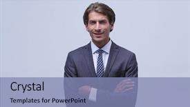  Presentation with tie - Presentation theme consisting of preparation business plans entrepreneurs - thoughtful businessman adjusting his tie background and a  colored foreground