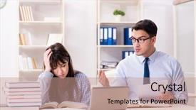  Presentation with giving - Colorful PPT layouts enhanced with preparation lectures - male lecturer giving lecture backdrop and a coral colored foreground