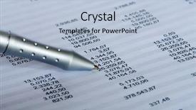  Presentation with harmony and balance rock - Slide deck consisting of preparation of a balance sheet background and a light blue colored foreground