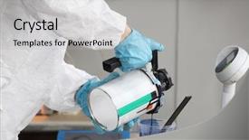  Presentation with painting walls paint roller - Beautiful slide set featuring preparation of paint for car backdrop and a light gray colored foreground