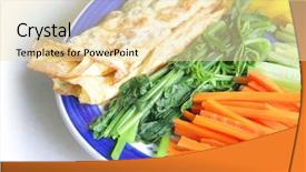  Presentation with korean - Audience pleasing theme consisting of prepare the dish called kimbap backdrop and a lemonade colored foreground