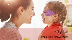  Presentation with superman - Colorful slide deck enhanced with preparing for a costume party backdrop and a red colored foreground