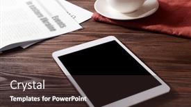  Presentation with ticket - Beautiful PPT theme featuring preparing-for-travel-reservation-ticket backdrop and a wine colored foreground