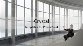  Presentation with perspectives - Slides featuring preparing future - searching for new perspectives mixed background and a  colored foreground