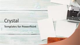  Presentation with space travel - Presentation enhanced with preperous - travel vacation background concept background and a  colored foreground