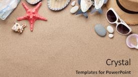  Presentation with space travel - Beautiful slides featuring preperous - travel vacation background concept backdrop and a coral colored foreground