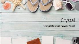  Presentation with passport travel - PPT layouts consisting of preperous - travel vacation table concept background and a  colored foreground