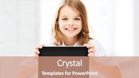  Presentation with school technology - Audience pleasing presentation theme consisting of prescholar - education school technology and internet backdrop and a coral colored foreground