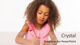  Presentation with old - Beautiful slide set featuring prescholar - five years old adorable african backdrop and a lemonade colored foreground