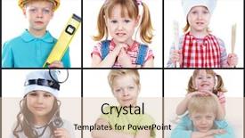  Presentation with cute - PPT layouts featuring preschool collage - collection of images of cute background and a  colored foreground