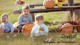  Presentation with preschool - Cool new theme with preschool countries - cute kids having fun backdrop and a coral colored foreground