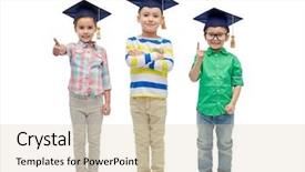  Presentation with children education - Cool new presentation with childhood school education knowledge backdrop and a lemonade colored foreground