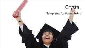  Presentation with diploma - Amazing PPT layouts having graduation kids - diploma graduating little student kid backdrop and a white colored foreground