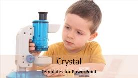  Presentation with medical evaluation of 5 years old boy - PPT theme featuring preschool science - 6 years old boy background and a  colored foreground