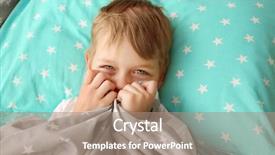  Presentation with hands holding - Audience pleasing slide deck consisting of preschool stars - adorable little boy holding bed backdrop and a  colored foreground