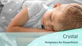  Presentation with amur leopard sleeping - Audience pleasing PPT layouts consisting of preschool stars - adorable little boy sleeping backdrop and a  colored foreground