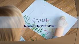  Presentation with couscous - PPT layouts having preschooler-paints-pictures-at-home background and a light blue colored foreground