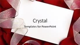  Presentation with valentine - Theme enhanced with birthday present - valentine's card with blank space background and a white colored foreground