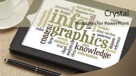  Presentation with coffee cup - Slide deck enhanced with presentaion contents - infographics visual content knowledge word background and a soft green colored foreground