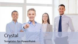  Presentation with company presentation - Amazing presentation having invitation company presentation - business and office concept backdrop and a  colored foreground