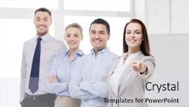  Presentation with company presentation - Colorful PPT theme enhanced with invitation company presentation - business and office concept backdrop and a  colored foreground