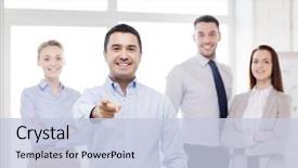  Presentation with company presentation - Audience pleasing presentation theme consisting of invitation company presentation - business and office concept backdrop and a lemonade colored foreground