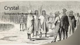  Presentation with tour - Slide deck with presentation between natives peruvian background and a light gray colored foreground