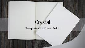  Presentation with magazines - Slide deck enhanced with presentation layout - blank catalog magazines book mock background and a white colored foreground