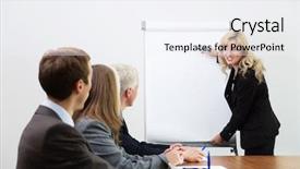  Presentation with flip chart - Presentation theme with presentation on a flip chart background and a white colored foreground