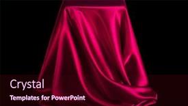 Presentation with silk - Slides enhanced with presentation-pedestal-covered-with-red background and a wine colored foreground