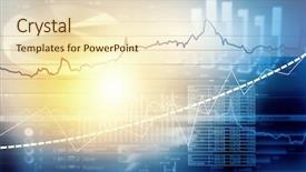  Presentation with business abstract - Cool new PPT layouts with presentation theme - abstract background image with business backdrop and a  colored foreground