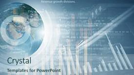  Presentation with abstract business - Audience pleasing slides consisting of presentation theme - abstract image planet earth backdrop and a lemonade colored foreground