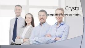  Presentation with demographic millennials business concept - Audience pleasing slides consisting of professional presentations - business and office concept backdrop and a  colored foreground