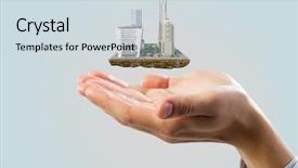  Presentation with cooperative cooperation at new project - Amazing presentation theme having presenting new construction project mixed backdrop and a sky blue colored foreground