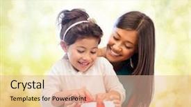  Presentation with christmas presents - Presentation design featuring presents christmas x-mas birthday background and a  colored foreground