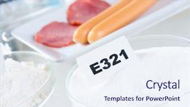  Presentation with pharmaceuticals - Colorful presentation theme enhanced with preservatives substances that are added backdrop and a  colored foreground