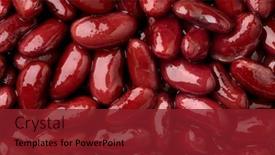  Presentation with kidney - Slide deck with preserved-steamed-kidney-beans-close background and a tawny brown colored foreground