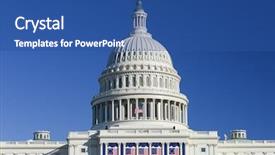 Presentation with united states capitol building - Cool new theme with presidential seal - capitol building washington dc united backdrop and a ocean colored foreground