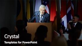  Presentation with report - PPT layouts having presidents report - congressman background and a black colored foreground