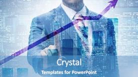  Presentation with virtual learning for adults - Amazing PPT layouts having press line - businessman pressing virtual button backdrop and a  colored foreground