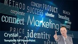  Presentation with power of attitude image - Colorful presentation theme enhanced with press line company - composite image of thoughtful asian backdrop and a  colored foreground