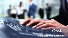  Presentation with black babies hands and feet in black human hands - Slide set with corrugated plastic pipe electrical cable background and a lemonade colored foreground