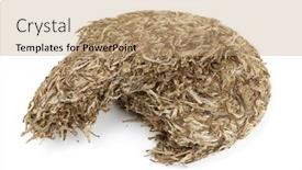  Presentation with tea - Slide deck with pressed-pu-erh-tea-isolated background and a coral colored foreground