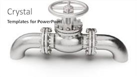  Presentation with petroleum - Presentation theme having pressure-manual-gate-valve background and a white colored foreground