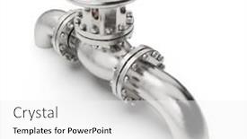  Presentation with petroleum - PPT theme consisting of pressure-manual-gate-valve background and a white colored foreground