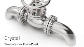  Presentation with fuel oil - Slides with pressure-manual-gate-valve background and a white colored foreground