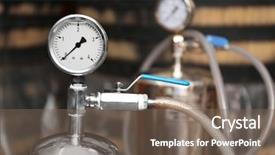  Presentation with cellar - PPT layouts with pressure meter in wine cellar background and a  colored foreground