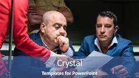  Presentation with attorney - Audience pleasing PPT theme consisting of pressure of a difficult interrogation backdrop and a ocean colored foreground