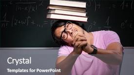  Presentation with classroom - Audience pleasing theme consisting of pressure physics - young male student sitting backdrop and a gray colored foreground